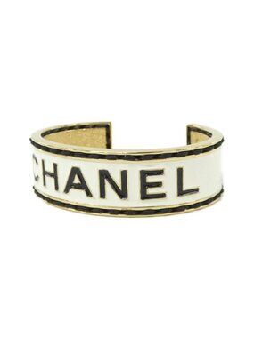 Chanel Bangle Bracelet White